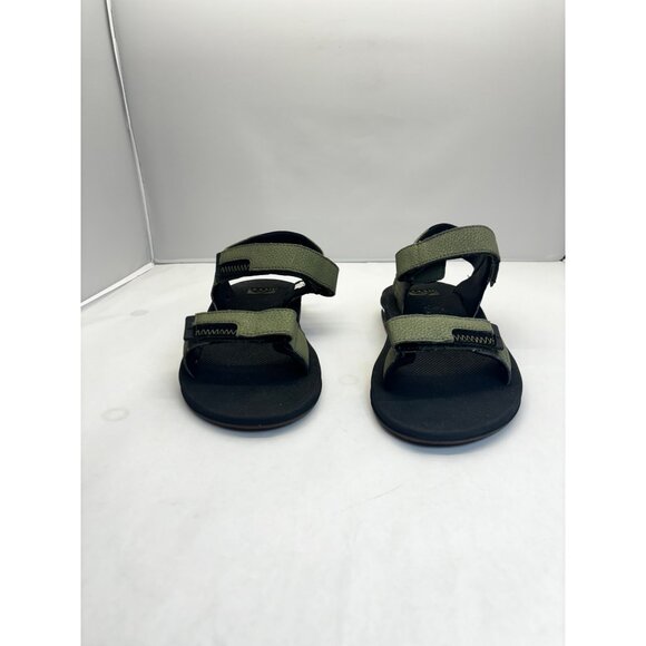 Reef Mens size 8 Fanning Baja Bottle Opener Sandal, Olive green, - Picture 2 of 9